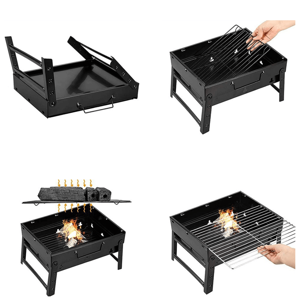 FlexiGrill™- Parrilla Asador Plegable Portátil