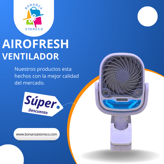 AIROFRESH™- Ventilador Rociador LED